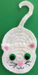 Crochet cat 2 ply body with head