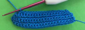Crochet easy car 2 ply row 6