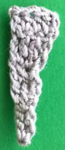 Crochet easy cat 2 ply first marking