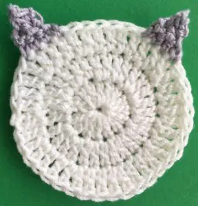 Crochet easy cat 2 ply head with ears