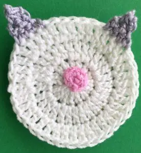 Crochet easy cat 2 ply head with nose