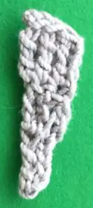 Crochet easy cat 2 ply second marking
