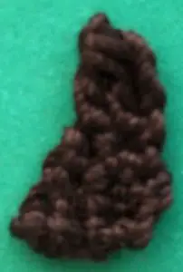 Crochet goat 2 ply tail