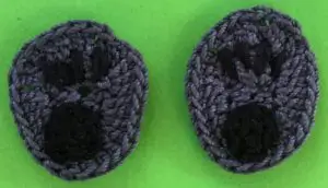 Crochet koala 2 ply feet with paws
