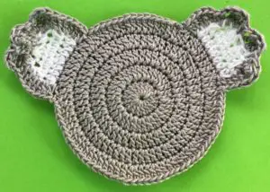 Crochet koala 2 ply head with ears