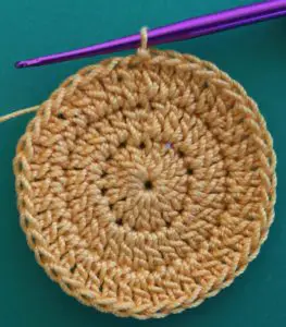 Crochet lion 2 ply head