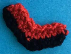 Crochet unicycle 2 ply seat