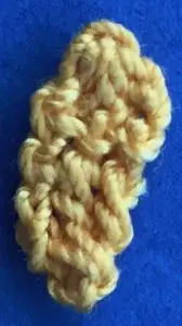 Crochet owl 2 ply beak