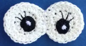 Crochet owl 2 ply eyes