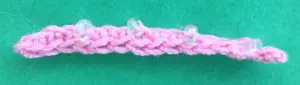Crochet poodle 2 ply collar