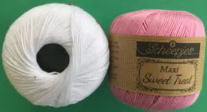 Crochet poodle 2 ply cotton
