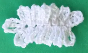 Crochet poodle 2 ply front body fur
