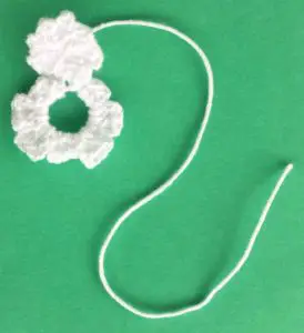 Crochet poodle 2 ply top knot