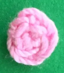 Crochet pram 2 ply handle end