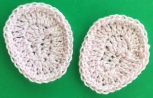 Crochet teddy bear 2 ply legs