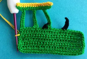 Crochet tractor 2 ply joining for light