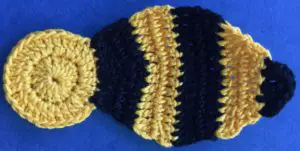 Crochet bee 2 ply head and body