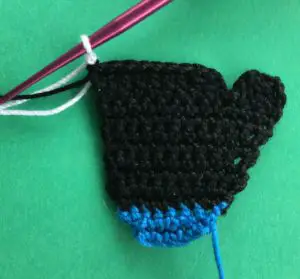 Crochet blue wren 2 ply joining for white