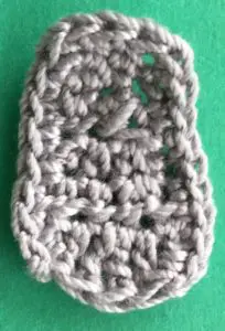 Crochet easy hippo 2 ply back leg neatened
