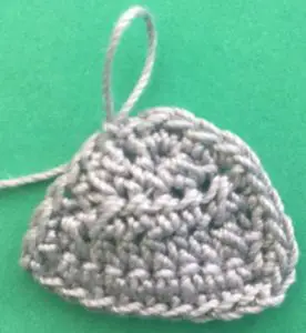 Crochet easy hippo 2 ply head neatened