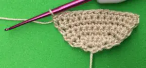 Crochet chihuahua 2 ply head bottom