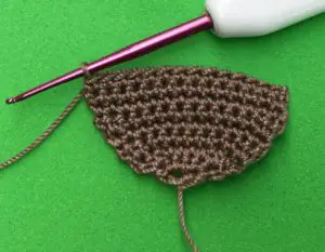 Crochet chihuahua 2 ply head top