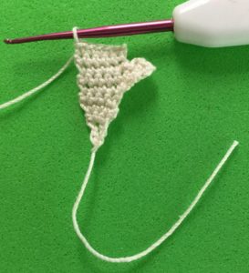Crochet chihuahua 2 ply leg