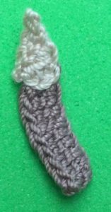 Crochet chihuahua 2 ply tail