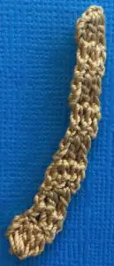 Crochet meerkat 2 ply arm