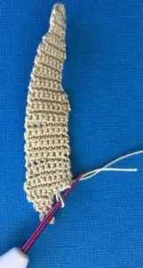 Crochet meerkat 2 ply joining for second leg