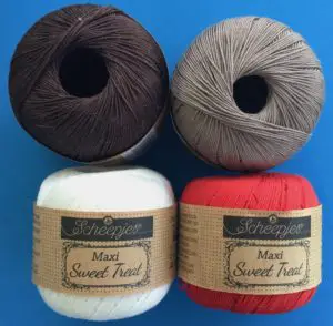 Crochet robin 2 ply cotton