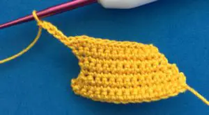 Crochet mermaid 2 ply hair back row eight