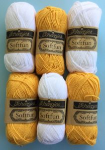 Crochet spring blanket cotton