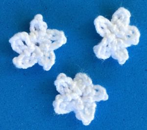 Crochet spring blanket small flowers