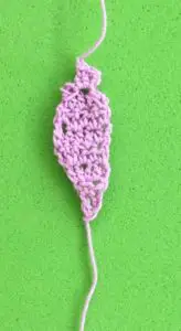 Crochet orchid 2 ply side petal