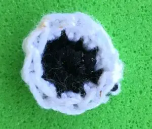 Crochet chipmunk 2 ply eye