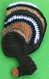 Crochet chipmunk 2 ply tail