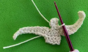Crochet ballerina 2 ply body with left arm