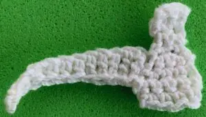 Crochet ballerina 2 ply body with right arm