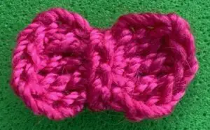 Crochet ballerina 2 ply bow complete