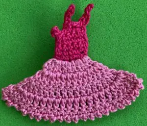 Crochet ballerina 2 ply dress