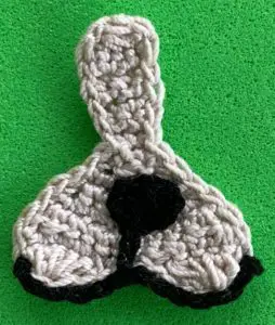 Crochet boxer dog 2 ply muzzle with nose