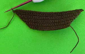 Crochet volcano 2 ply bottom