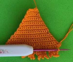 Crochet volcano 2 ply joining for fourth section