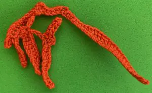 Crochet volcano 2 ply lava flow