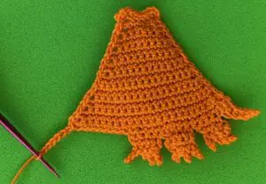 Crochet volcano 2 ply neatening row