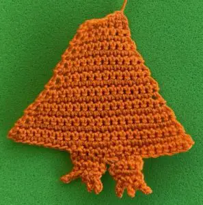 Crochet volcano 2 ply second section