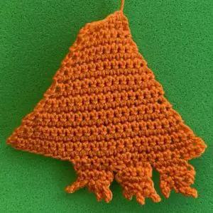 Crochet volcano 2 ply third section