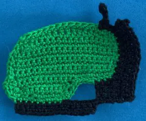 Crochet ride on mower 2 ply body with bumper bar