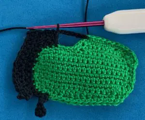 Crochet ride on mower 2 ply joining for chain for bumper bar
